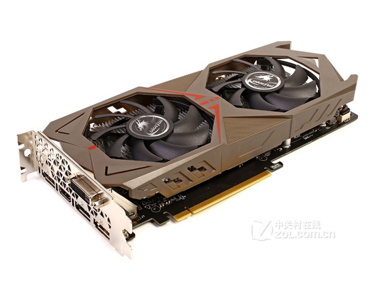 【高清图】 七彩虹(colorful)网驰gtx 1060-6gd5电竞版 v2整体外观图