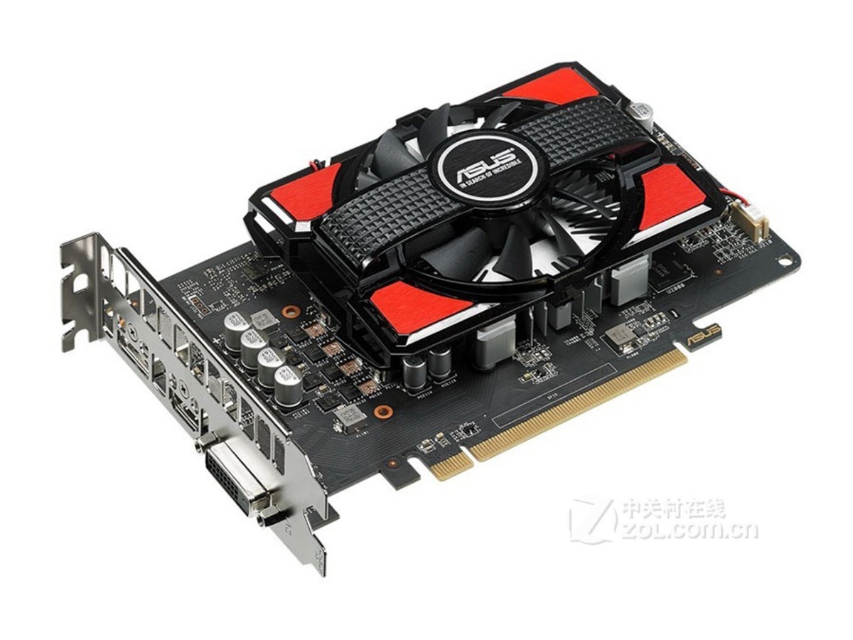 【高清图】 华硕(asus)rx550-2g整体外观图 图4