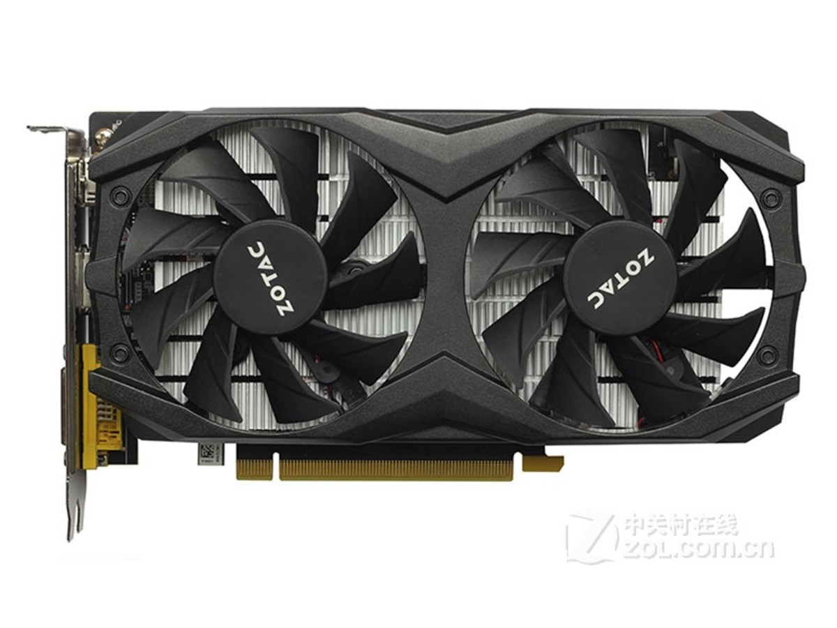 【高清图】 索泰(zotac)geforce gtx 1050ti-4gd5 银河版 pb整体外观
