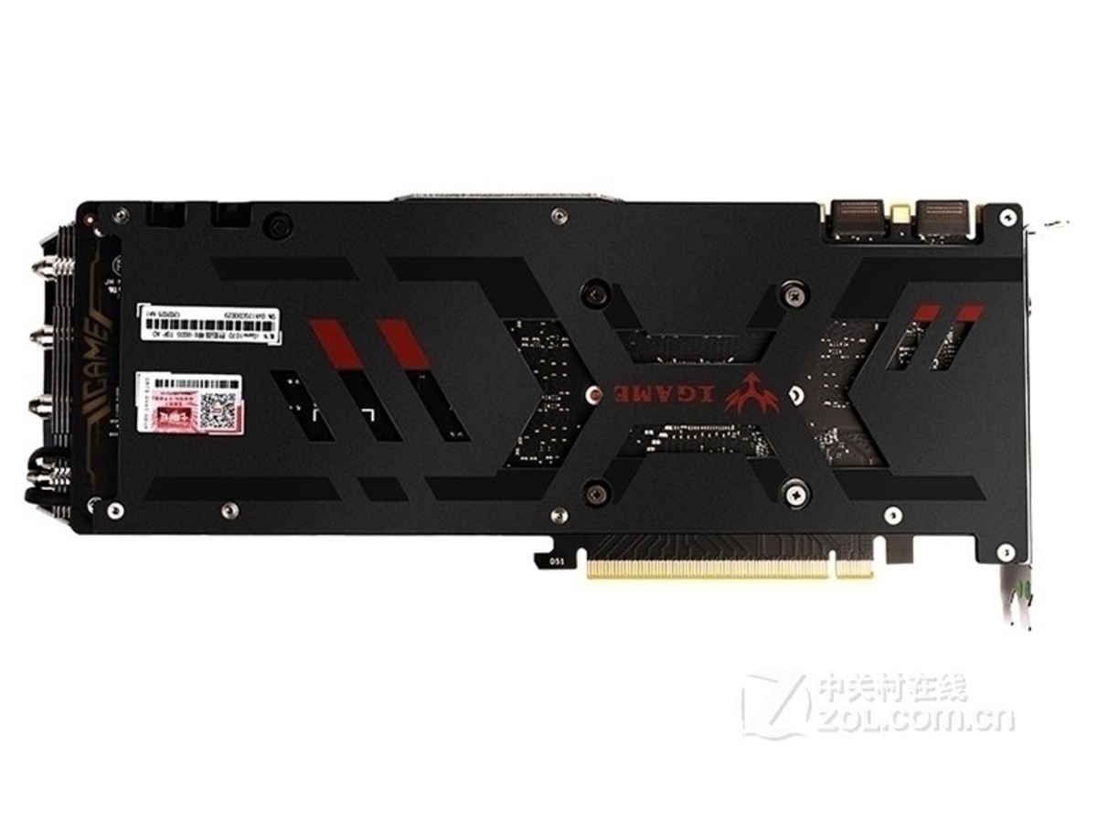 【高清图】 七彩虹(colorful)igame gtx 1070ti vulcan ad整体外观图