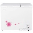 海信(Hisense) 206升 家用商用冰柜 卧式冷柜 冷藏冷冻双温冷柜 节能省电冰箱 珍珠白 BCD-206NU/A