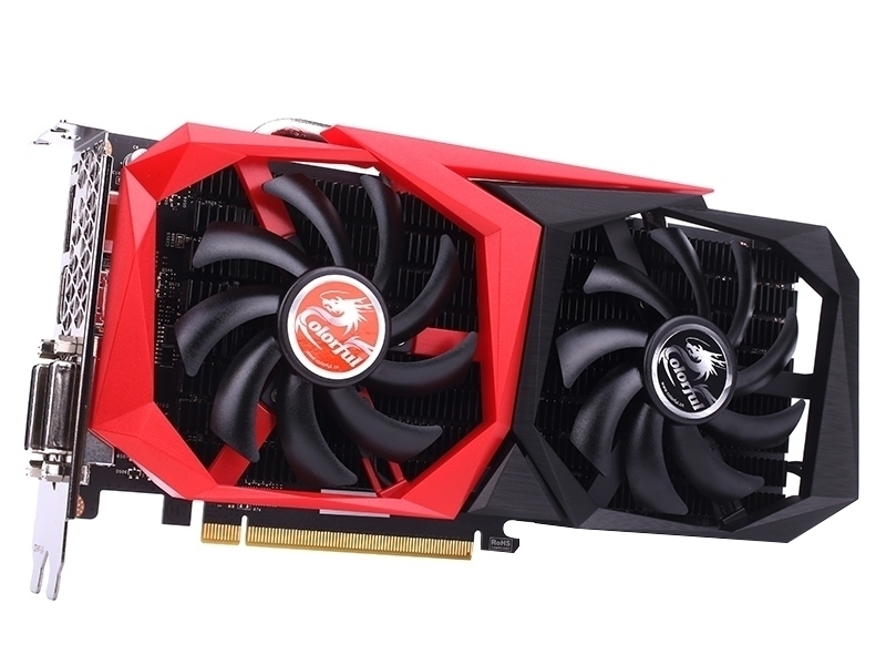【高清图】 七彩虹(colorful)战斧gtx 1050ti cs:go edition 4g整体