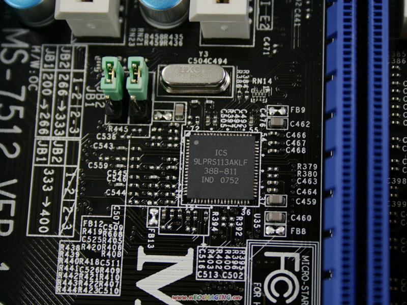 【高清图】 蝴蝶式散热 微星p45 platinum主板写真图赏图4