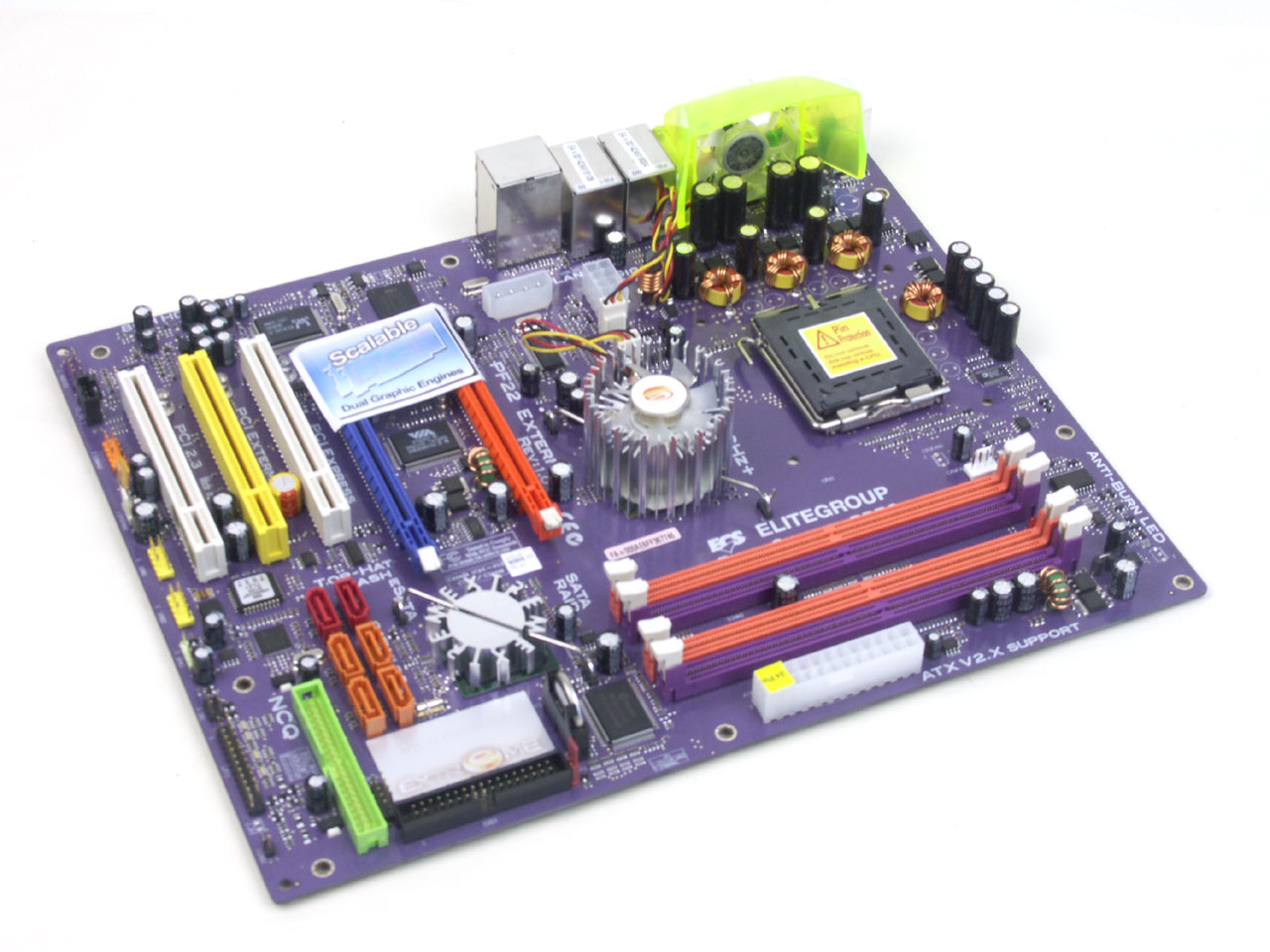 首款i955x交火主板 精英pf22主板赏析