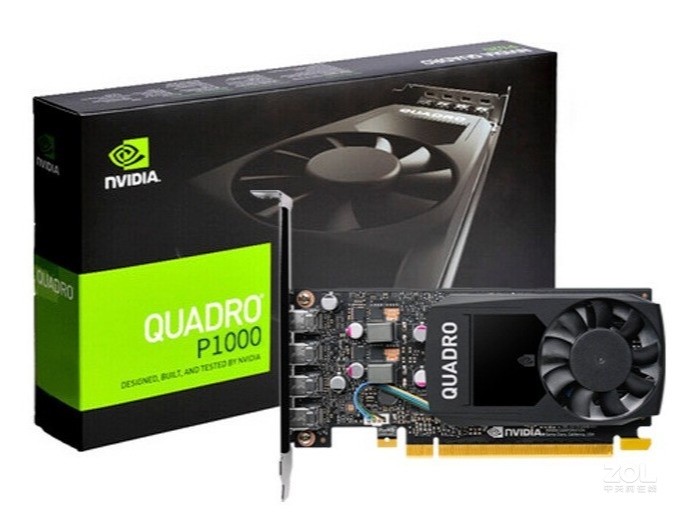 丽台 Quadro P1000 4GB GDDR5 4×迷你DisplayPort接口产品图片2