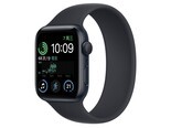 Apple（苹果）Watch Series SE银色铝金属表壳单圈表带 午夜色 GPS版 44mm