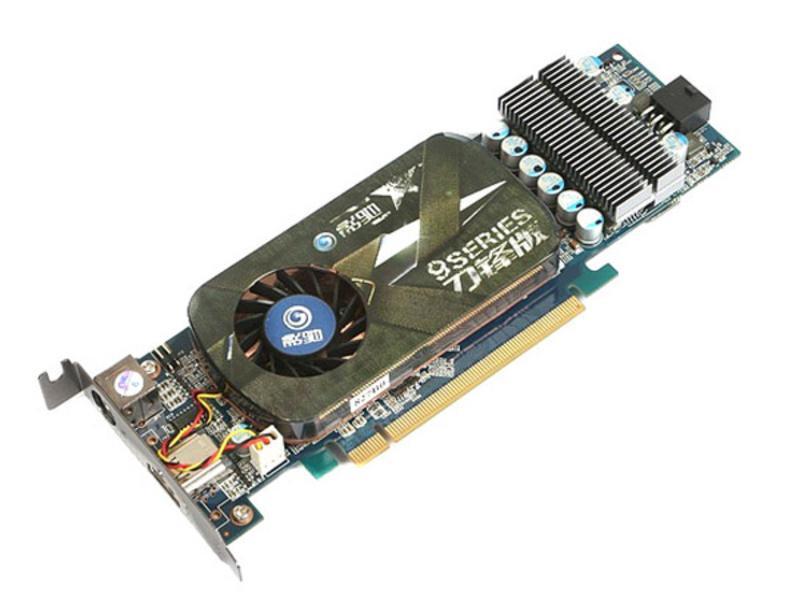 影驰9600gt green edition刀锋版