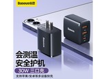 倍思PD30W 【C+2U】30WPD快充头丨黑