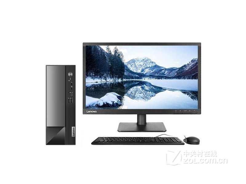 Lenovo настольный компьютер для офиса и налогового учёта малый корпус (i5 10400/4G/1T/DVD запись дисков /Win7/19.5 дюйма)