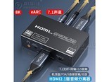 皮乐仕PS20 PS21 HDMI2.1版音频分离器8K PS21