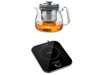 顶壶DH91T 雅致银电陶炉1000W+D19S升降壶套装烧水5分