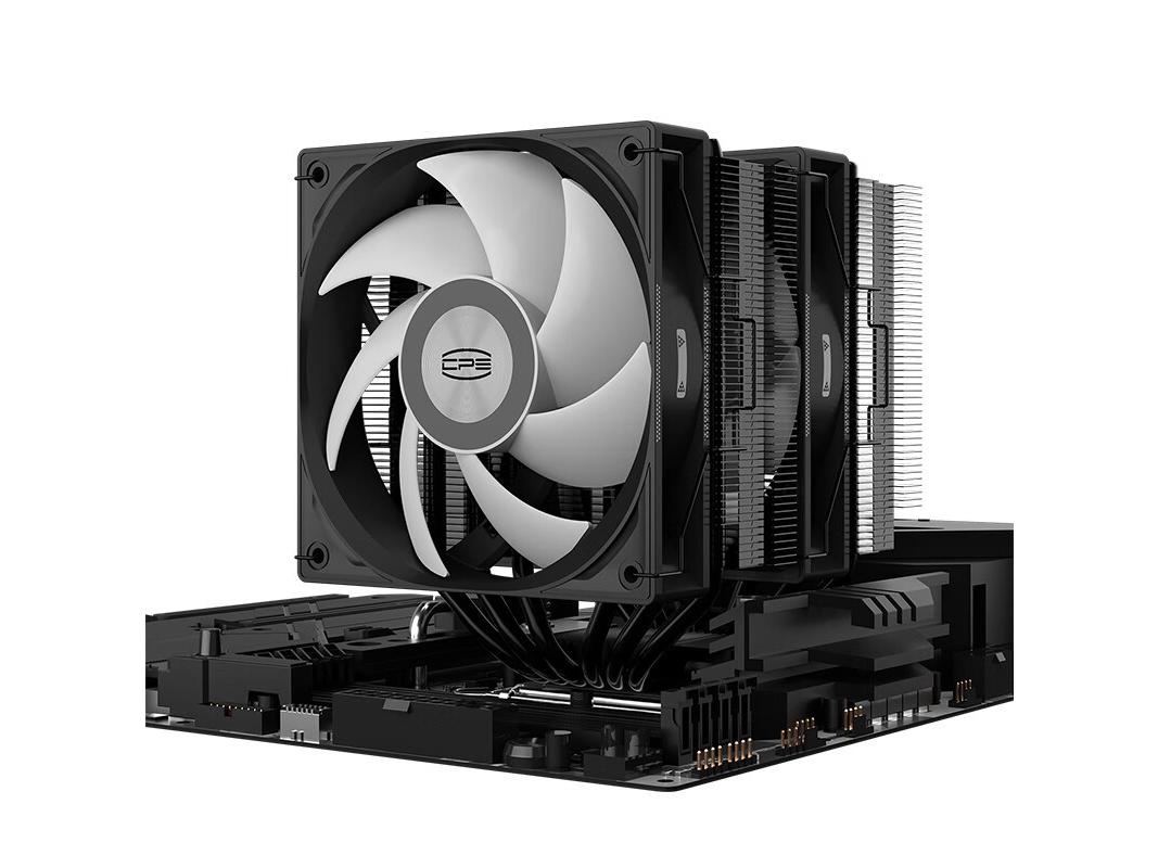 超频三 RT620 ARGB 风冷塔式散热器 ARGB 白色/黑色产品图片4