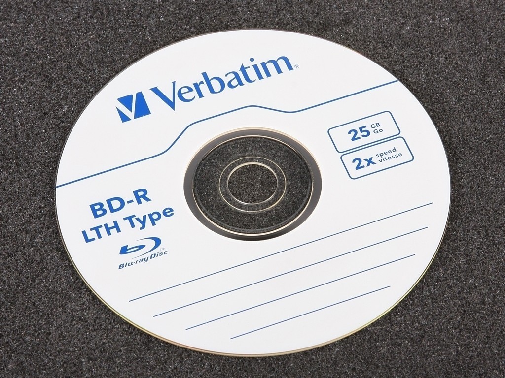 【高清图】威宝(verbatim)bd-r lth 25gb蓝光刻录盘-zol中关村在线
