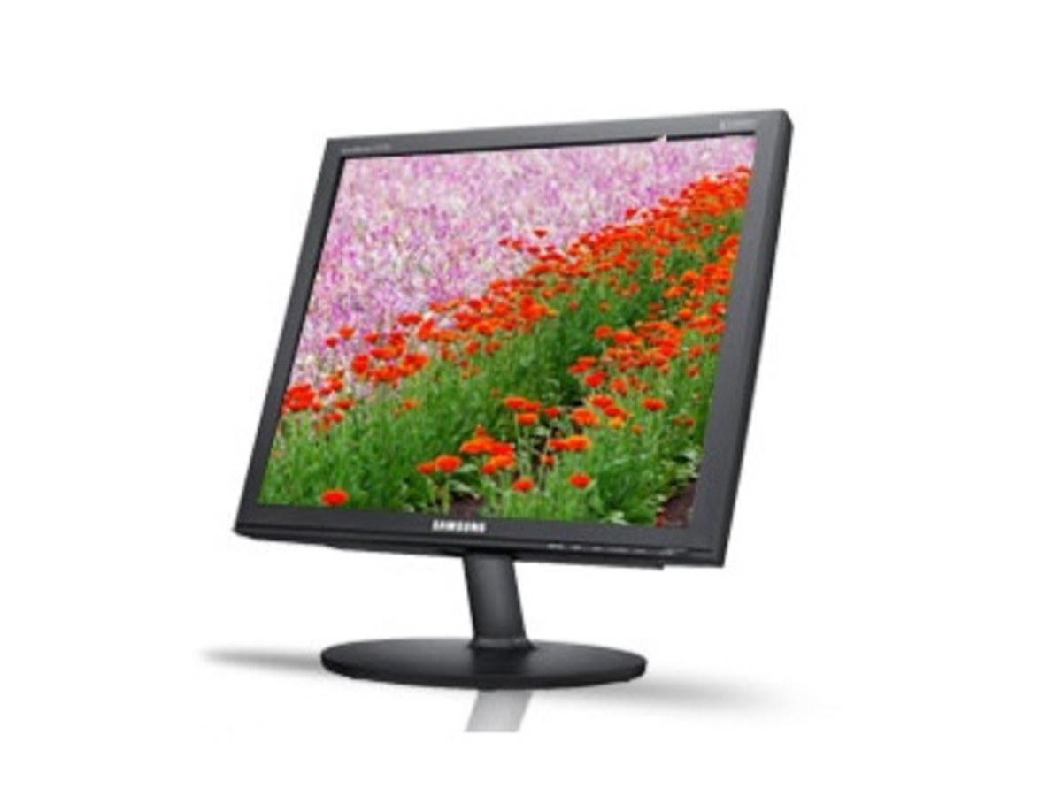 液晶显示器 三星液晶显示器 三星e2220w 图片 整体外观图 4 / 21隐藏