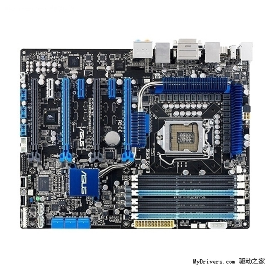 【高清图】 19相供电 华硕再发lga1156服务器主板图4