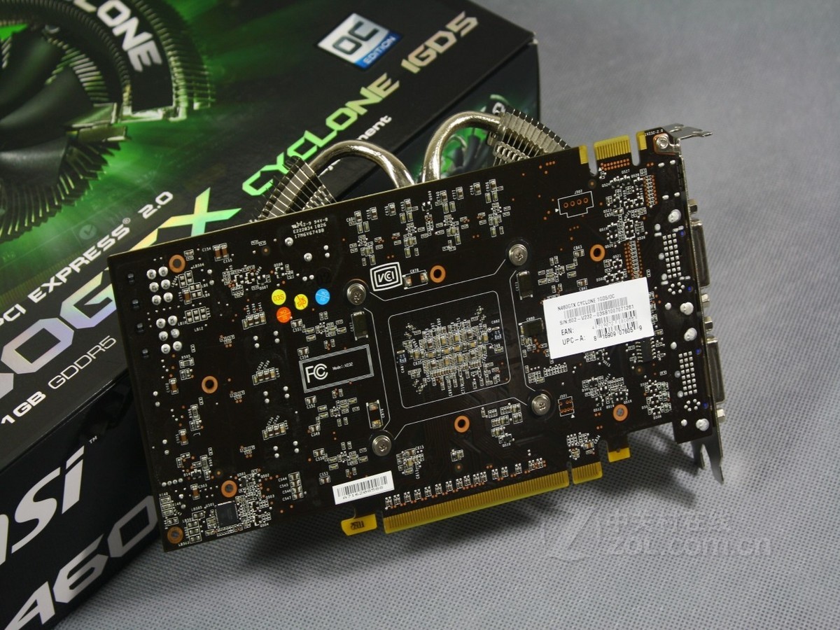 微星n460gtx cyclone 1gd5/oc-h