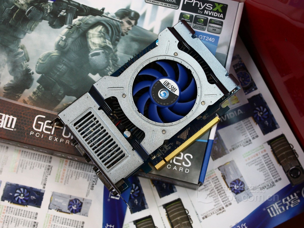 影驰gt240黑将版x5 v20