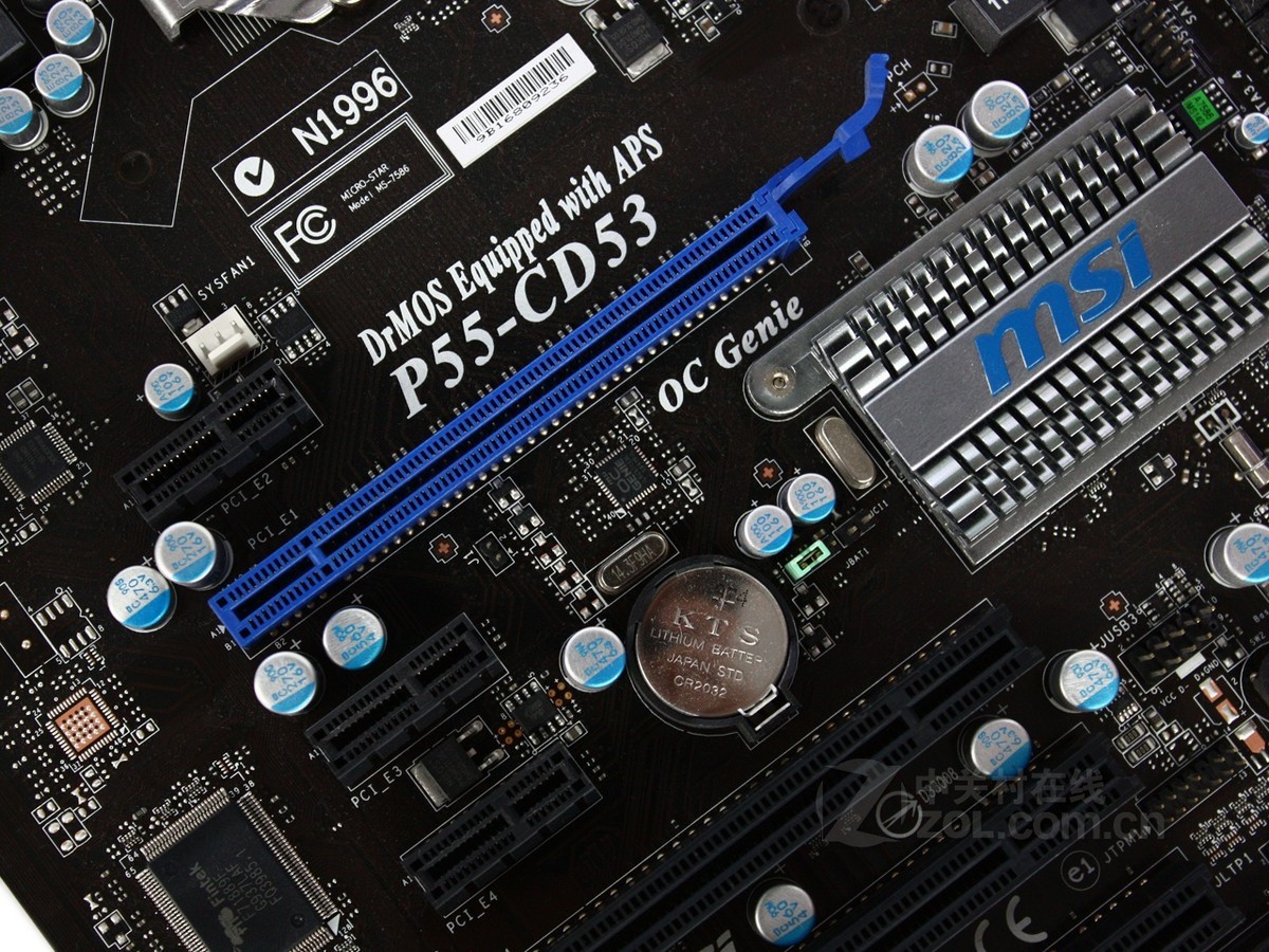 【高清图】 msi微星(msi)微星p55-cd53局部细节图 图30
