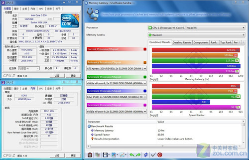 单条248内存测试对比