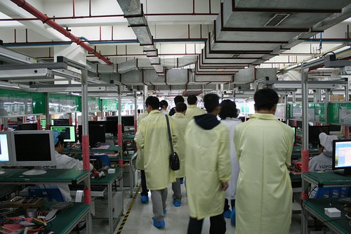 网友美图分享 参观神舟总部生产车间