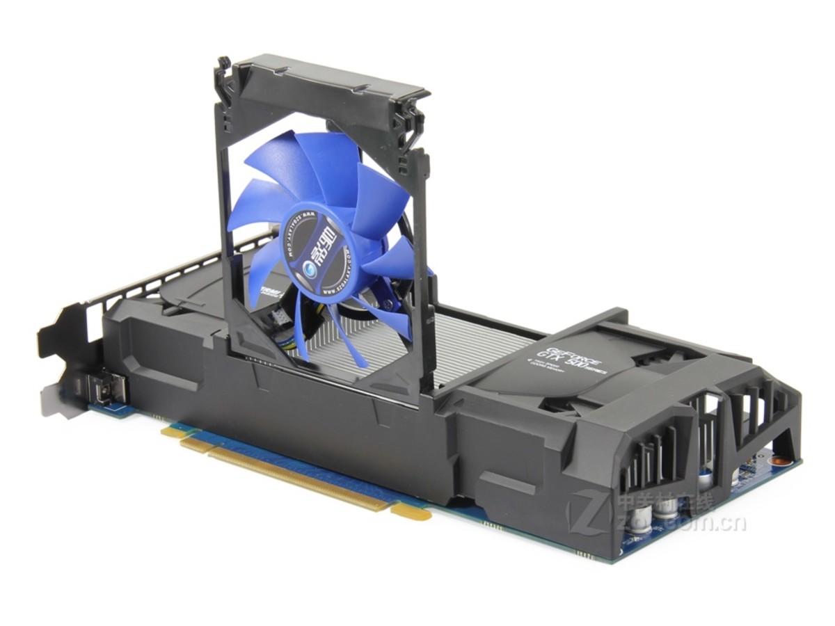 【高清图】 影驰(galaxy)gtx550ti 黑将整体外观图 图13