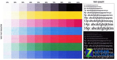 测试样张来看,佳能腾彩pixma mg3180多功能一体机打印的文字样张中