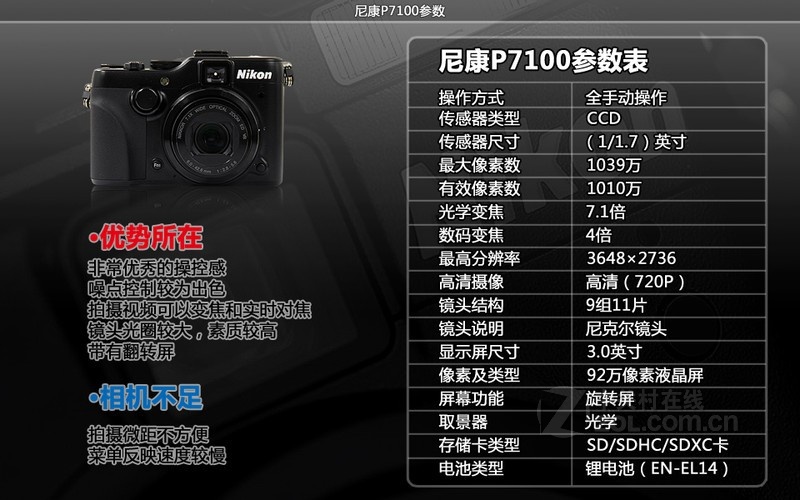 尼康p7100图片