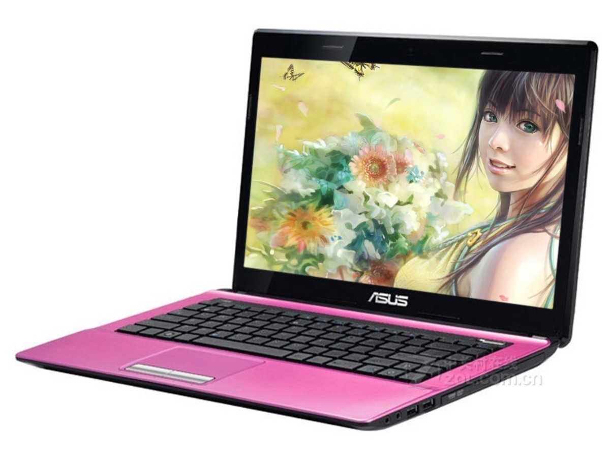 【高清图】 华硕(asus)a43ei241sj-sl(粉色)整体外观图 图189