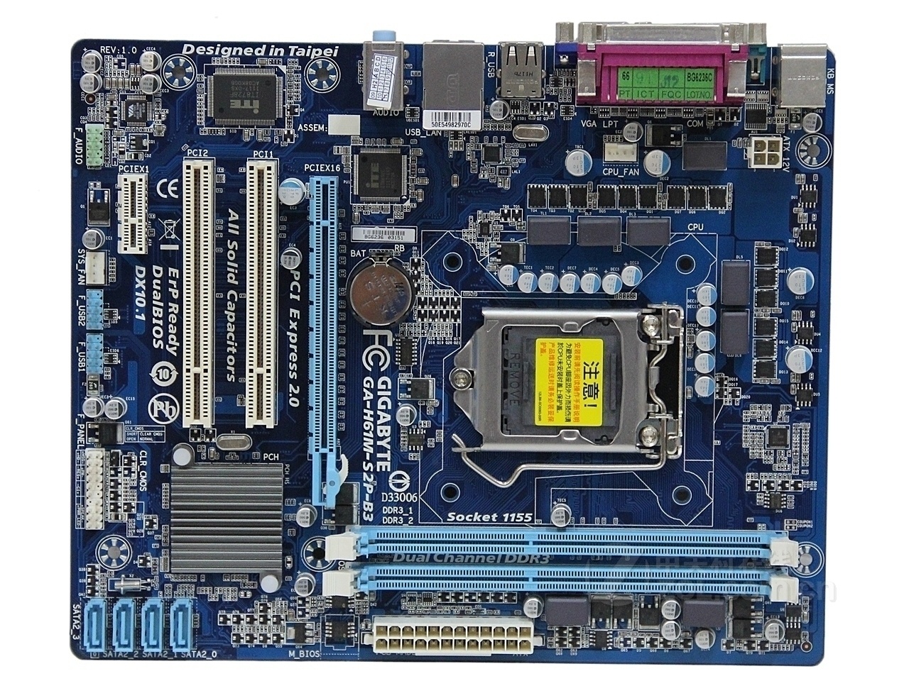 技嘉ga-h61m-s2p-b3(rev.1.0)