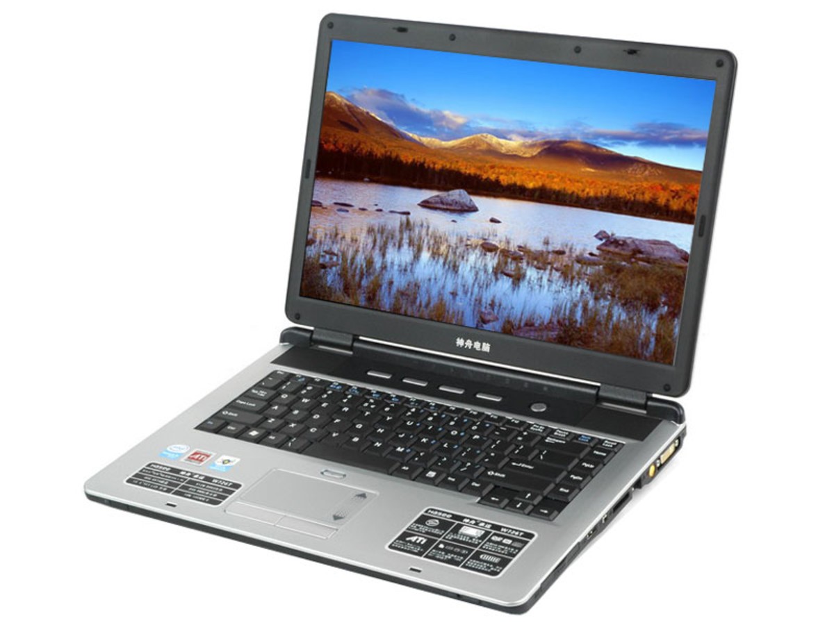 笔记本电脑 神舟笔记本电脑 神舟承运 w726e 图片 返回综述页 5 / 6