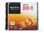 索尼DVD-R 16速 4.7G（单片盒装）