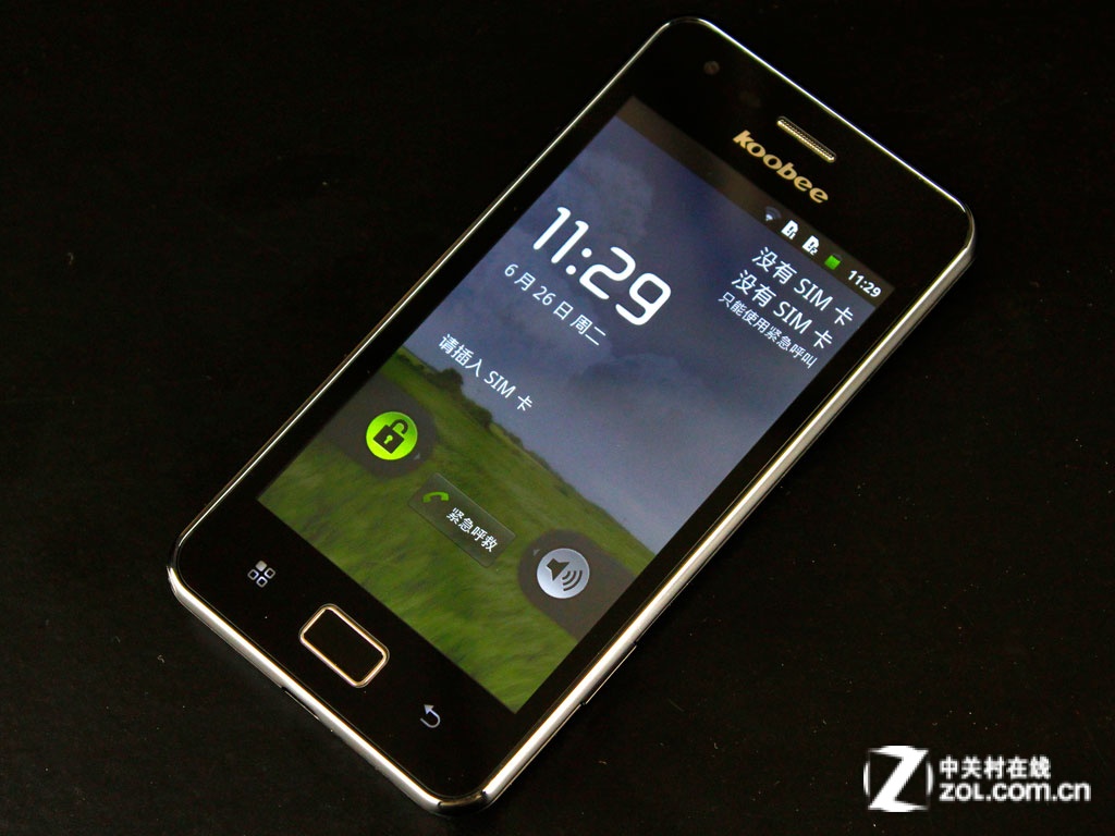 【高清图】 wcdma gsm双网双待 酷黑koobee a209图赏图2